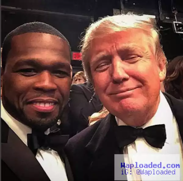 50 Cent shares photos with US Presidential candidates, shades Bernie Sanders